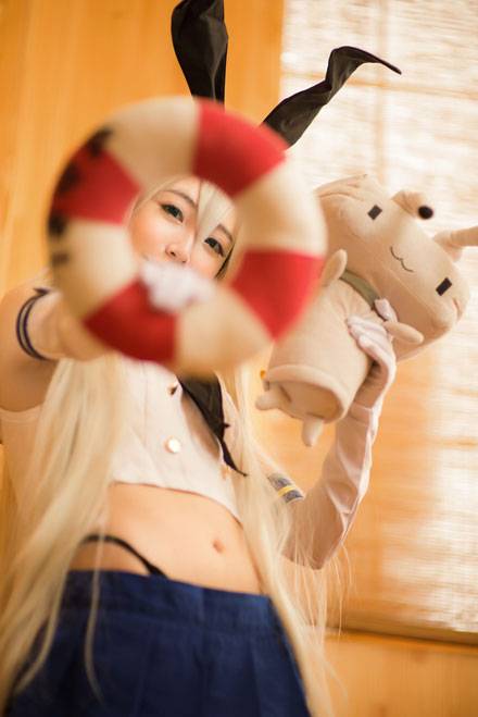 Cosplay福利/《舰队Collection》岛风娘福利Cos