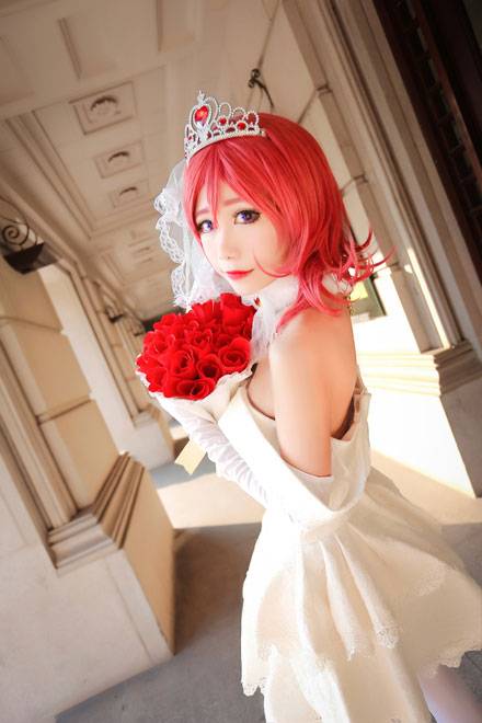 Cosplay福利/绚濑绘里化装舞会精美COS