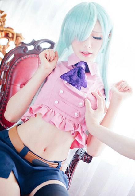 Cosplay福利/人气coser小梦梦七原罪伊丽莎白cos