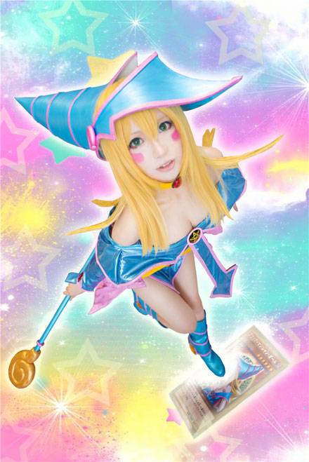 Cosplay福利/《游戏王》黑魔导女孩精美cos