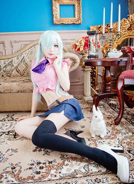 Cosplay福利/人气coser小梦梦七原罪伊丽莎白cos