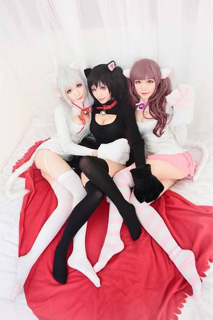 Cosplay福利/《游戏王》黑魔导女孩精美cos