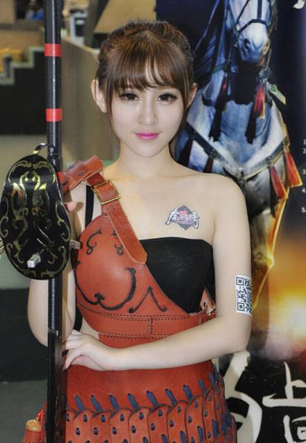 Cosplay福利/2015CJ网龙展台陈雨涵l小乔COS