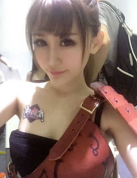 Cosplay福利/2015CJ网龙展台陈雨涵l小乔COS