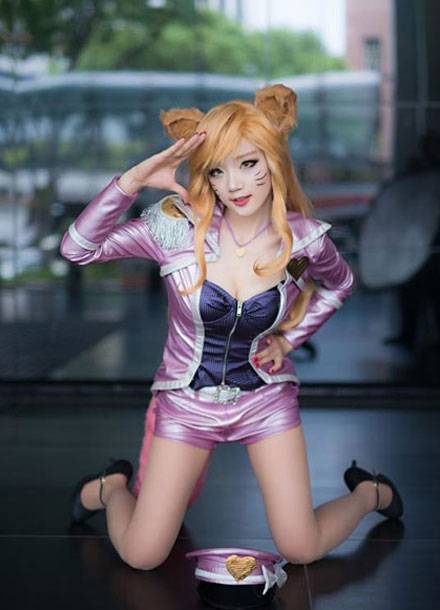 Cosplay福利/Miyuko《英雄联盟》偶像歌手阿狸Cos