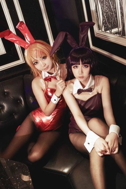 Cosplay福利/《俺妹》五更琉璃&高坂桐乃兔女郎COS