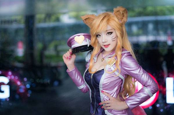 Cosplay福利/Miyuko《英雄联盟》偶像歌手阿狸Cos