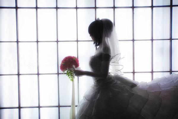 Cosplay福利/萌妹西木野真姬婚纱COS