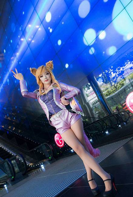 Cosplay福利/Miyuko《英雄联盟》偶像歌手阿狸Cos
