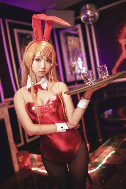 Cosplay福利/《俺妹》五更琉璃&高坂桐乃兔女郎COS