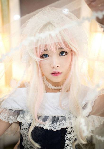 Cosplay福利/螺旋猫Tomia雪莉露婚纱Cosplay