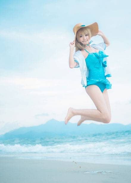 Cosplay福利/《Love Live！》南小鸟泳装Cos