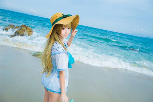 Cosplay福利/《Love Live！》南小鸟泳装Cos