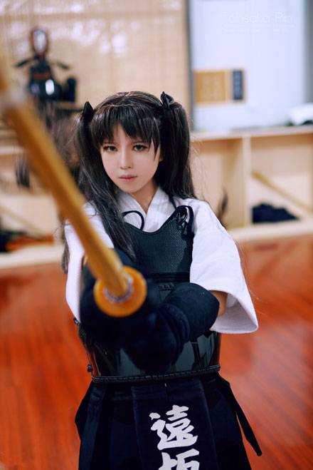 Cosplay福利/萌妹《Fate》远坂凛COS