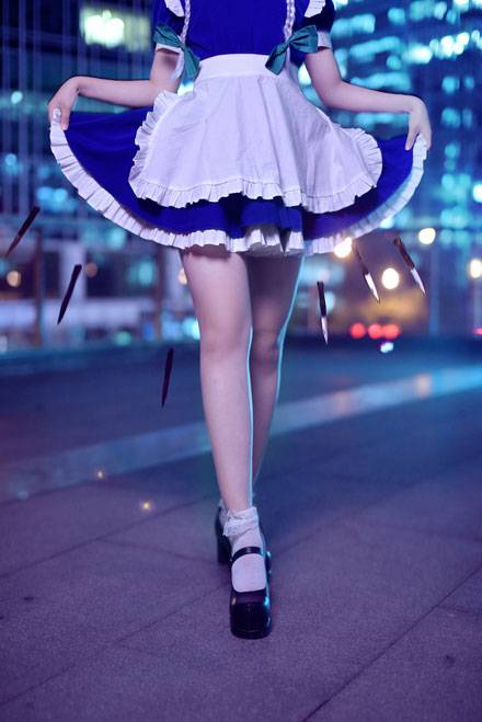 Cosplay福利/《东方project》十六夜咲夜COS