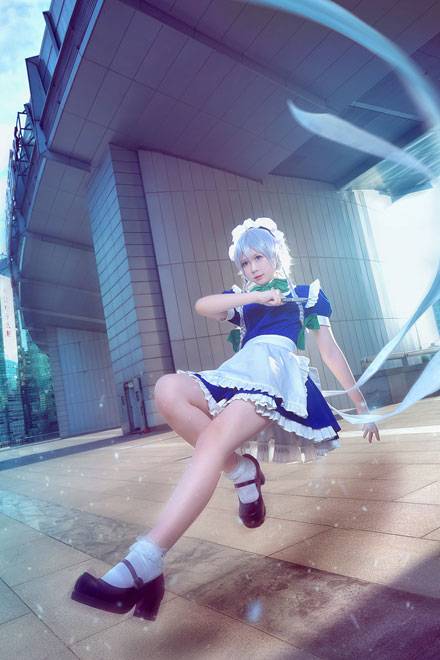 Cosplay福利/《东方project》十六夜咲夜COS