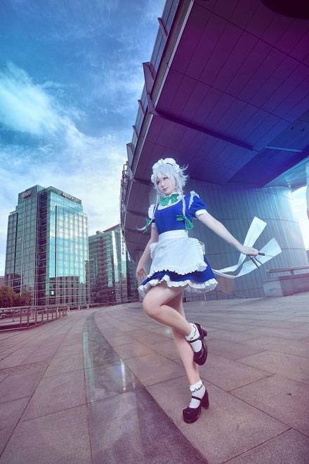 Cosplay福利/《东方project》十六夜咲夜COS