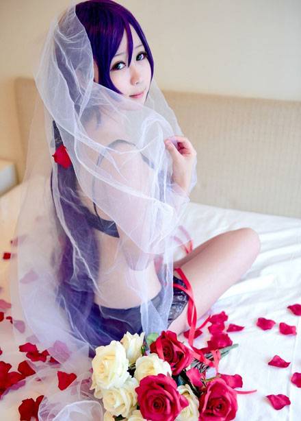 Cosplay福利/清纯萌妹东条希内衣福利COS