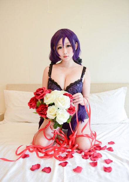 Cosplay福利/清纯萌妹东条希内衣福利COS