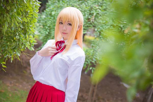 Cosplay福利/《干物妹小埋》土间埋制服COS