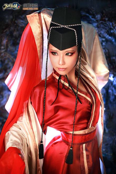 Cosplay福利/螺旋猫Tasha《盖世豪侠》东方教主Cos
