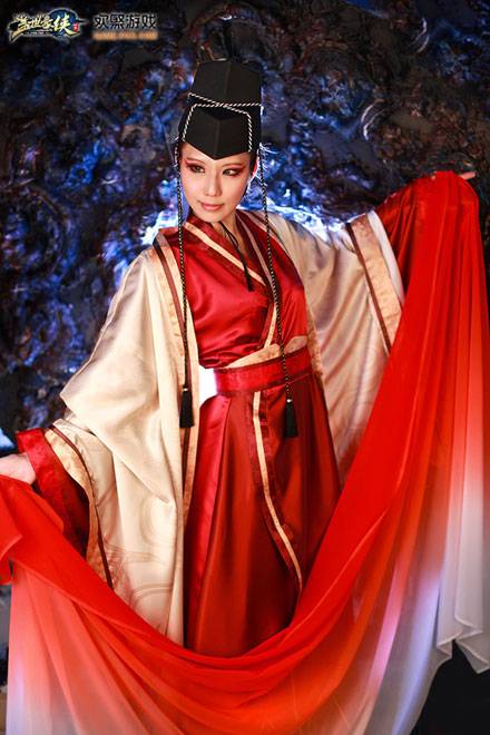 Cosplay福利/螺旋猫Tasha《盖世豪侠》东方教主Cos