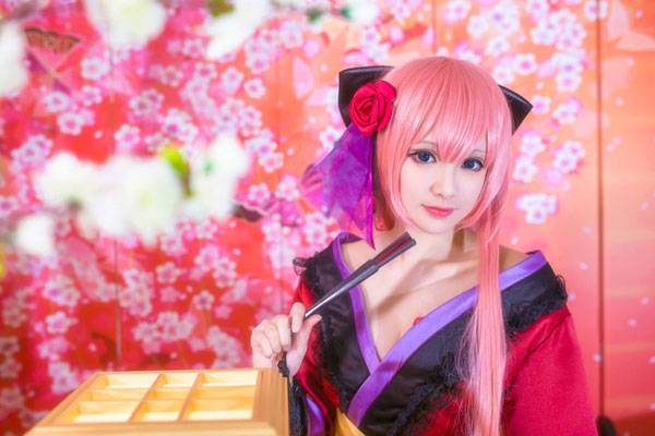 Cosplay福利/《VOCALOID》巡音流歌花魁COS