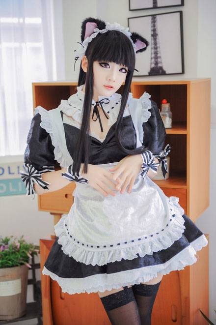 Cosplay福利/螺旋猫Miyuko白鬼院凛凛蝶女仆装Cos