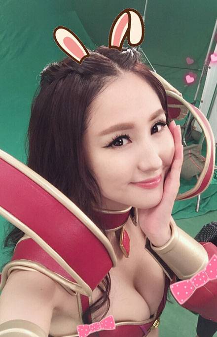 Cosplay福利/3D女神蓝燕《雷霆之怒》代言COS