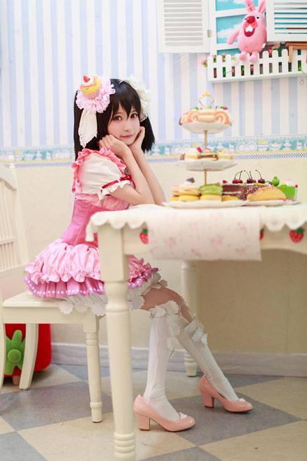 Cosplay福利/萌妹《Live Love!》矢泽妮可COS