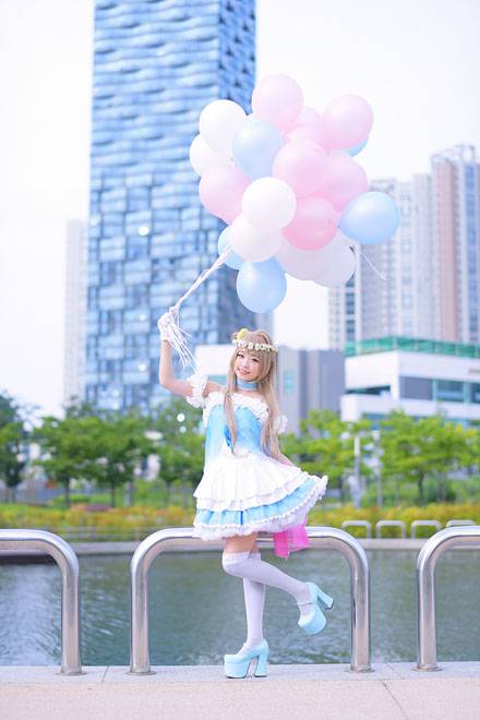 Cosplay福利/螺旋猫Tomia南小鸟白色情人节Cos