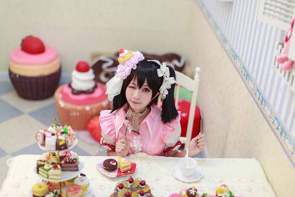 Cosplay福利/萌妹《Live Love!》矢泽妮可COS