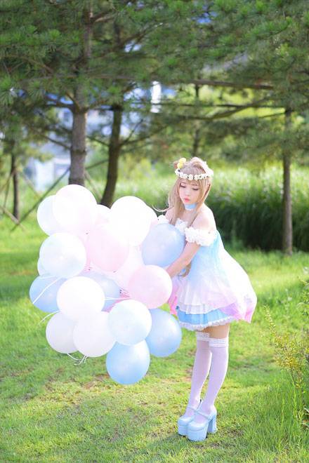 Cosplay福利/螺旋猫Tomia南小鸟白色情人节Cos