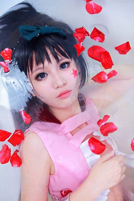 Cosplay福利/动漫贫乳少女国广一COS