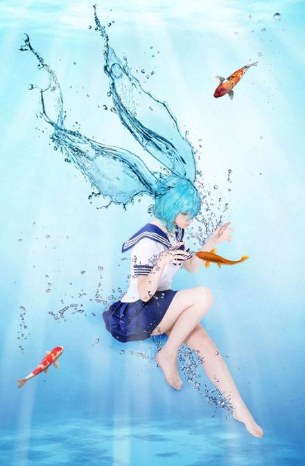 Cosplay福利/动漫贫乳少女国广一COS