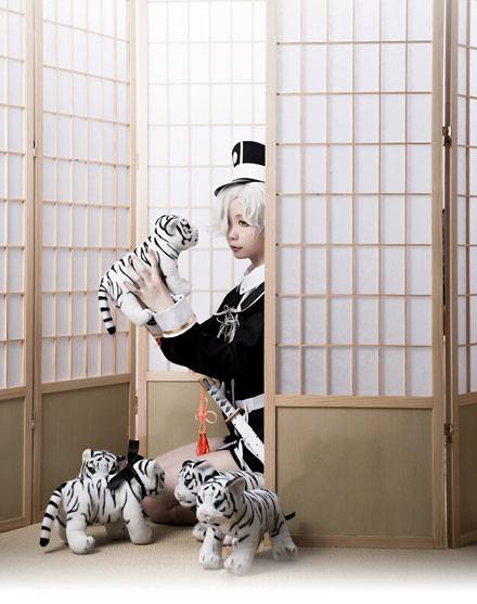 Cosplay福利/《刀剑乱舞》五虎退精美cosplay