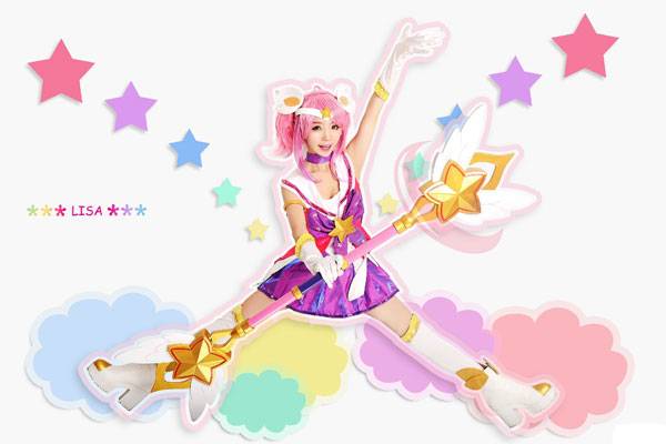 Cosplay福利/LOL拉克丝美少女战士皮肤COS