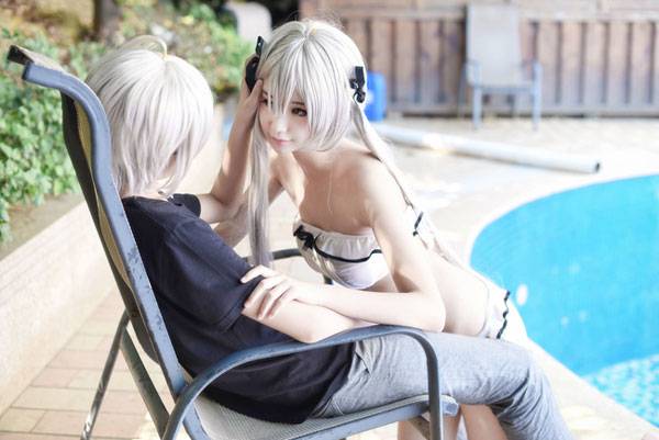 Cosplay福利/《缘之空》春日野穹&春日野悠精美COS