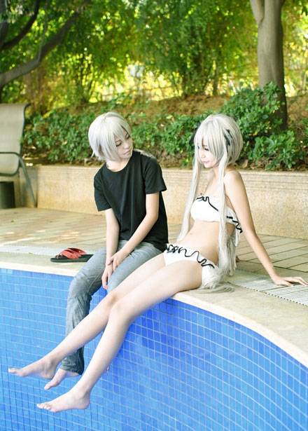 Cosplay福利/《缘之空》春日野穹&春日野悠精美COS