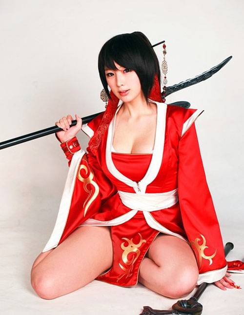 Cosplay福利/螺旋猫Doremi阿卡丽鬼舞姬版COS