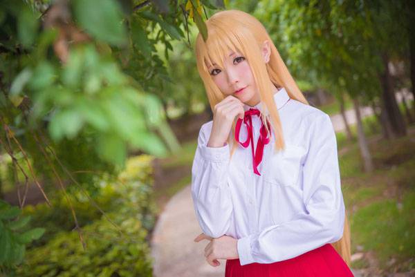 Cosplay福利/螺旋猫Doremi阿卡丽鬼舞姬版COS