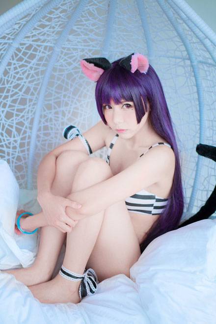 Cosplay福利/贫乳少女五更琉璃比基尼COS