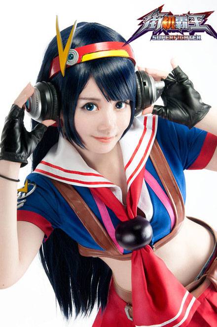 Cosplay福利/行云代言《街机霸王》雅典娜COS