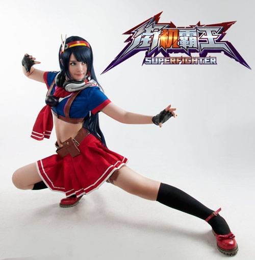 Cosplay福利/行云代言《街机霸王》雅典娜COS