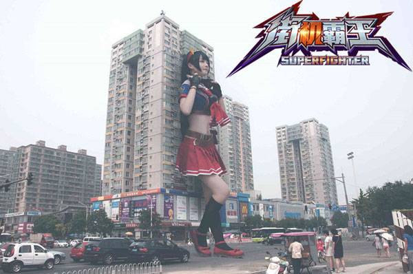 Cosplay福利/行云代言《街机霸王》雅典娜COS