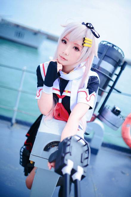 Cosplay福利/《舰队Collection》舰娘夕立Cos
