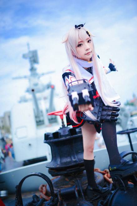 Cosplay福利/《舰队Collection》舰娘夕立Cos