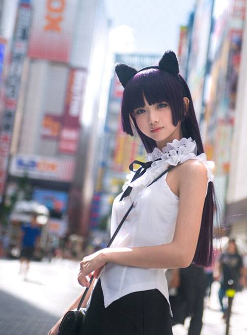 Cosplay福利/黑猫私服猫梓同学神还原COS