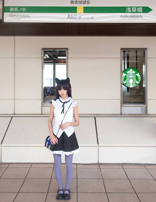 Cosplay福利/黑猫私服猫梓同学神还原COS