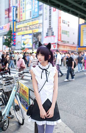 Cosplay福利/黑猫私服猫梓同学神还原COS